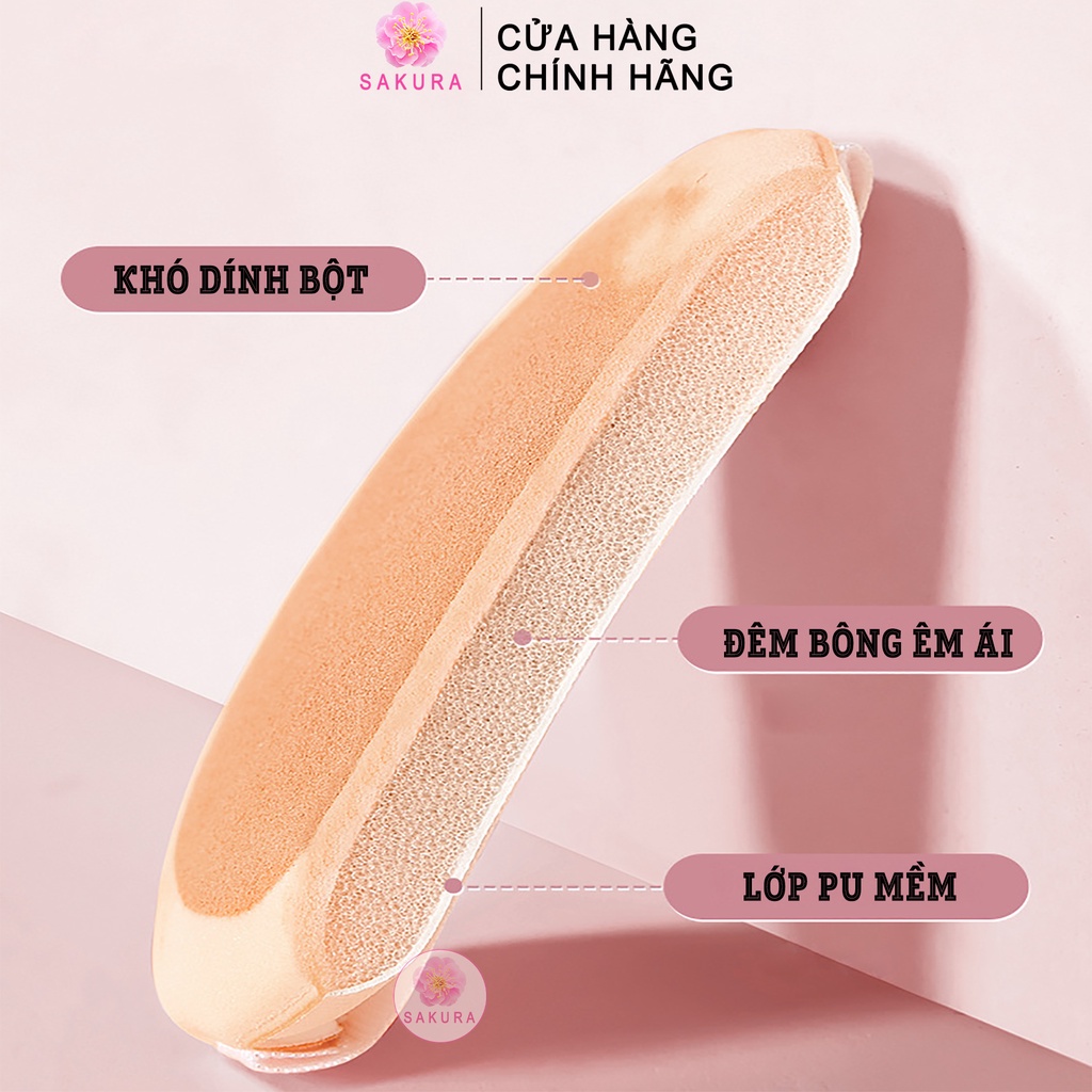 Hộp 7 miếng bông đánh phấn trang điểm Cushion Maycreate Bọt biển đánh phấn mềm mại tiện lợi cao cấp nội địa trung SAKURA