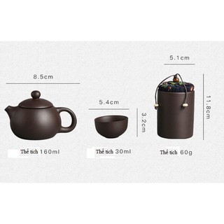 Bộ ấm trà di động