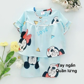 Bộ tole bé gái (tay ngắn quần lửng)