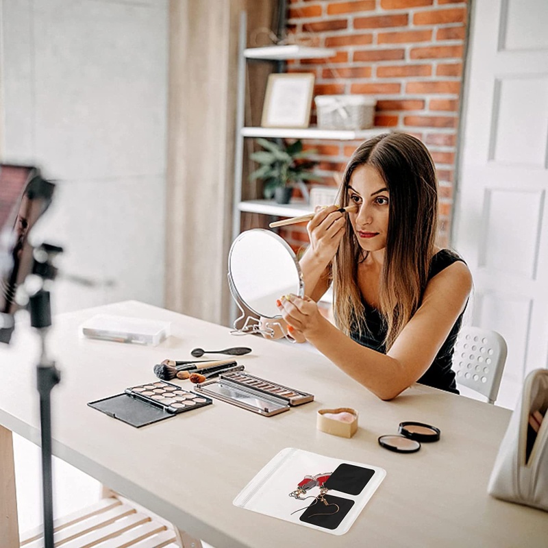 Set 120 Túi Nhựa Trong Suốt Đựng Trang Sức Chống Oxy Hóa Màu Đen