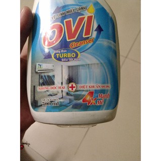 nước vệ sinh máy lạnh OVi