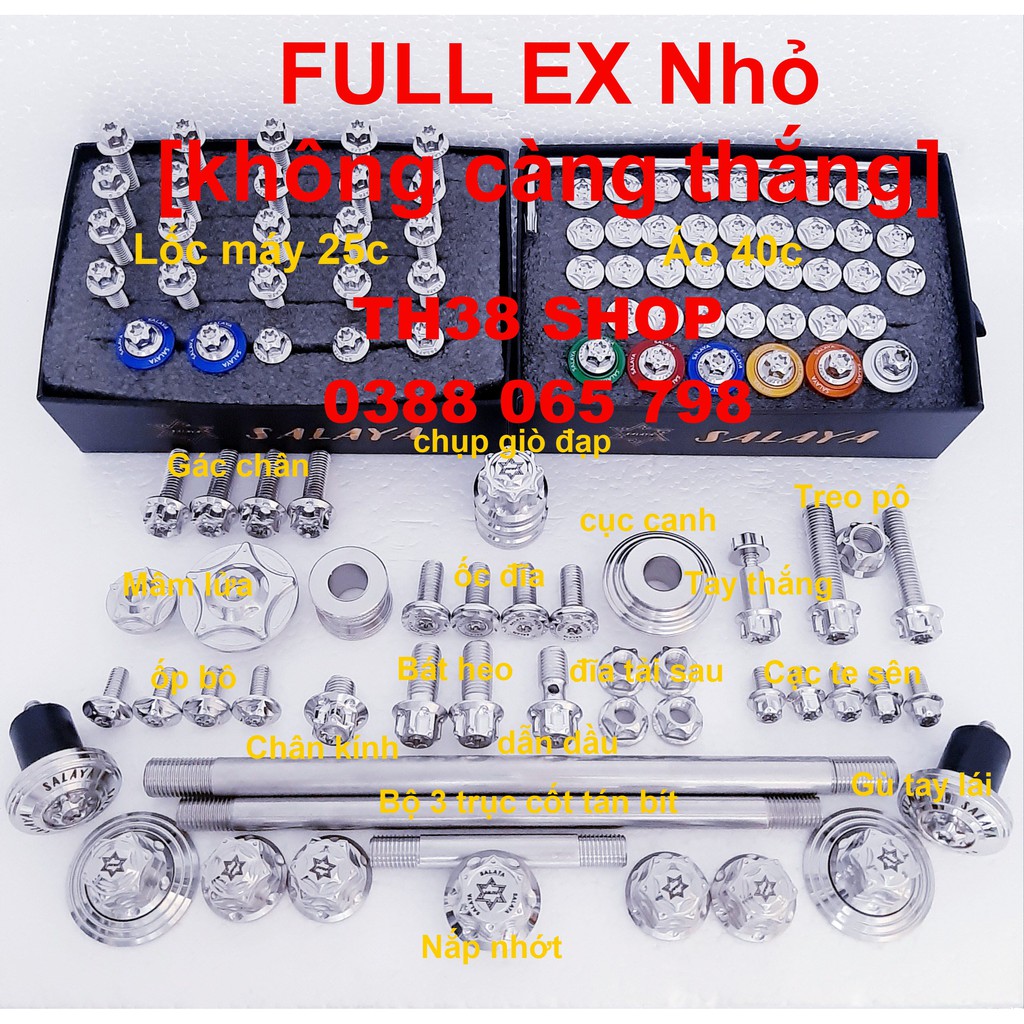 Full ốc salaya ex nhỏ, ex 2010