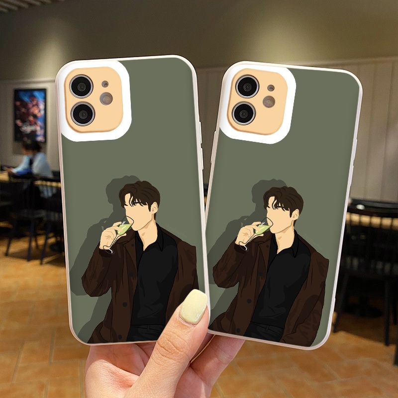 Ốp lưng iphone anh chàng Áo Đen cool ngầu ốp IPhone 13 Pro Max 12 11 PRO MAX 7plus 8plus X XR XSMAX vuông cạnh