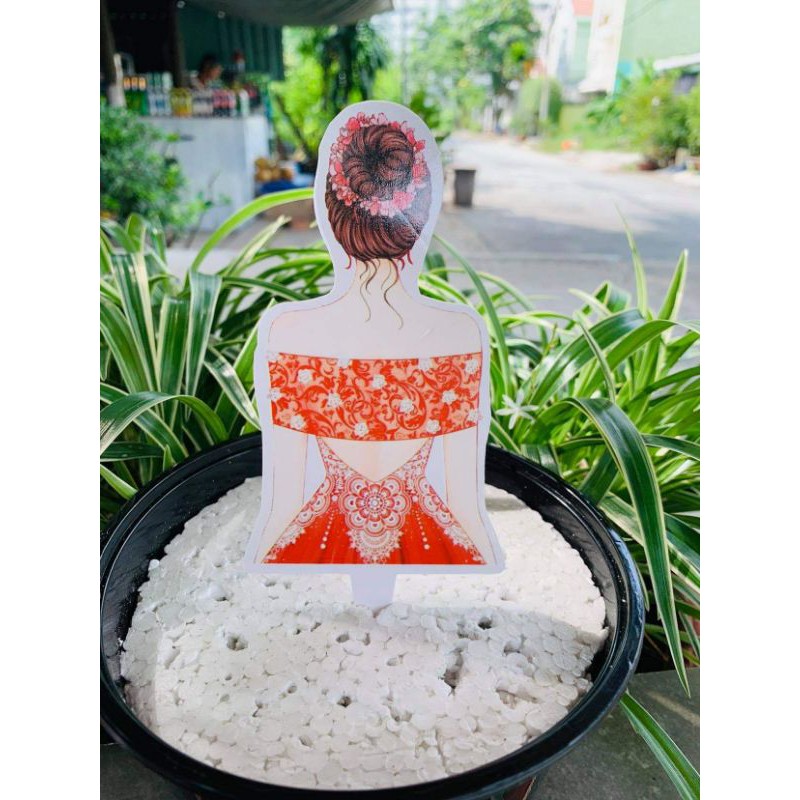 STICKER LƯNG CÔ GÁI SET 14 MẪU