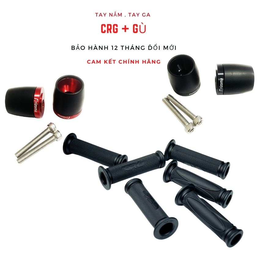 Tay Nắm ( Bao Tay) CRG và Gù CNC BREM, Gù Rizoma  Gắn Cho SH, Exciter , Winner, Wave