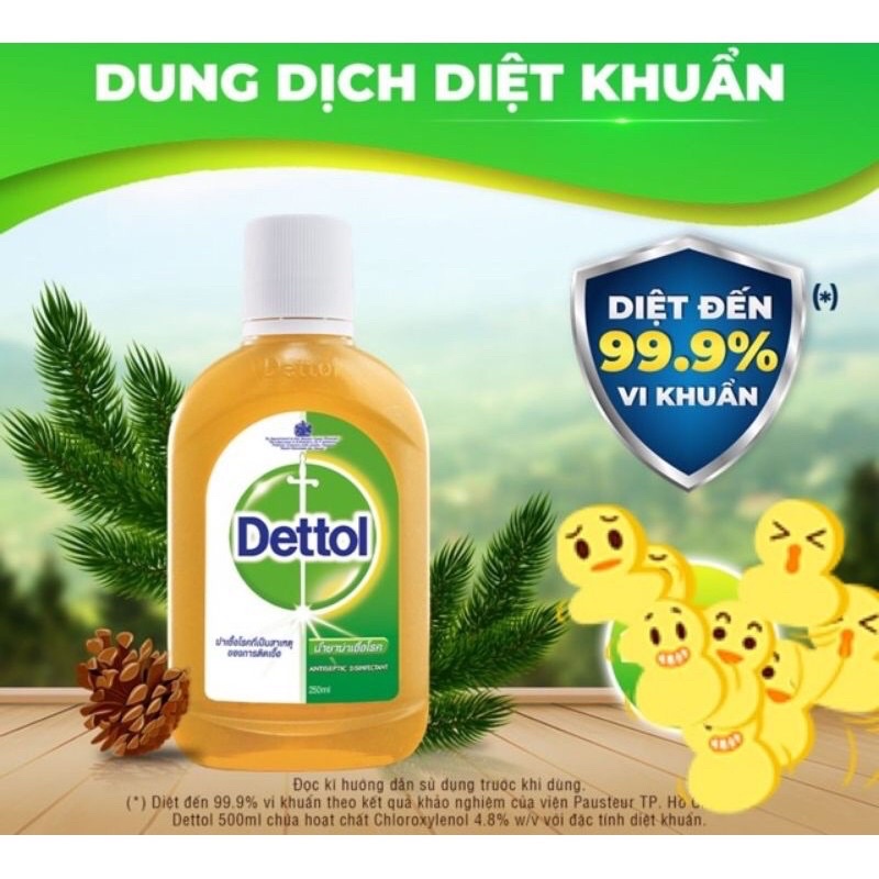 Dung dịch diệt khuẩn đa năng Dettol 500ml- 1L