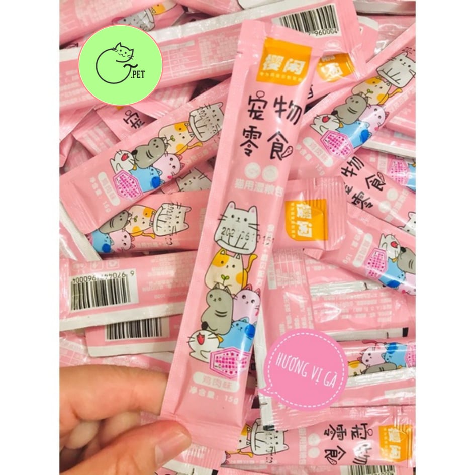 Súp thưởng cho mèo SHIZUKA, soup thưởng cho mèo thanh 15g | Tpetshop