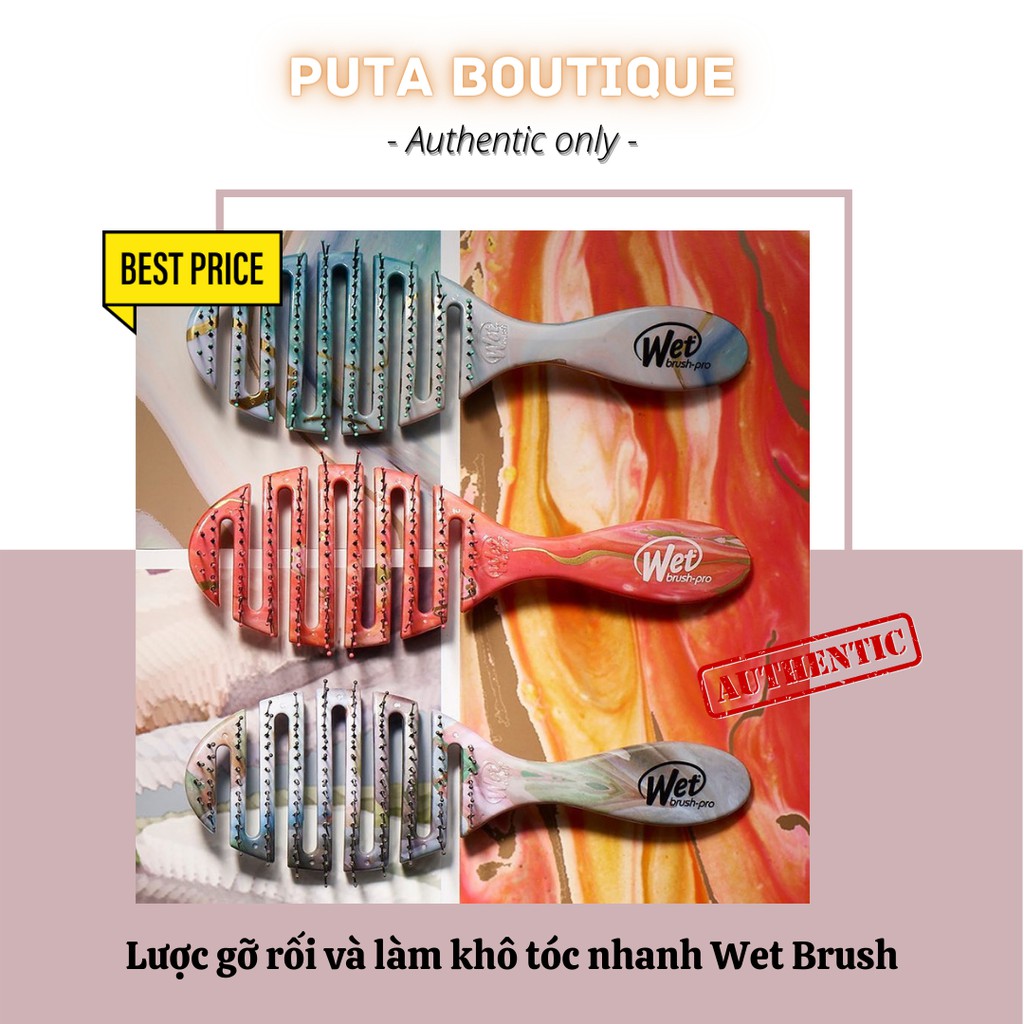 Lược gỡ rối làm khô tóc Wet Brush (WetBrush)