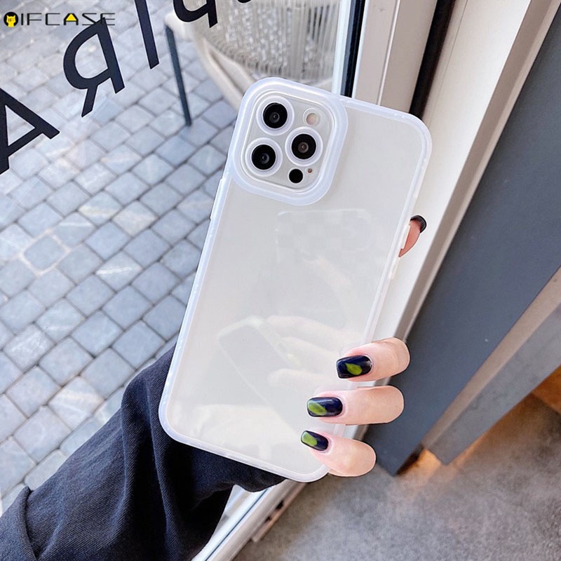 Ốp điện thoại TPU mềm trong suốt thích hợp cho iPhone 13 12 11 Pro Max XS Max XR XS X 7 8 6 6s Plus
