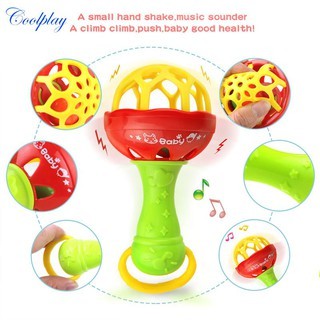 Đồ chơi mềm có chuông vui nhộn cho bé đang mọc răng an toàn