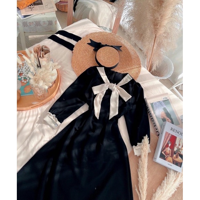 Đầm đen 🌷Đầm đen suông dài tay | BigBuy360 - bigbuy360.vn