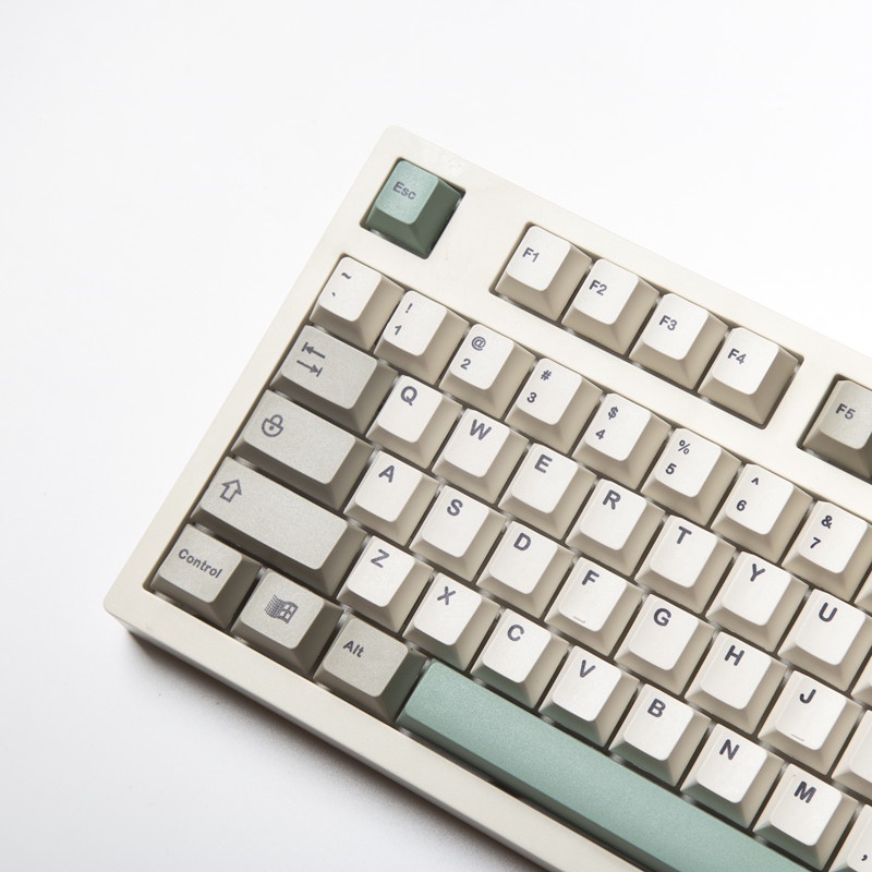 134 Phím 9009 Keycap Cherry Profile Phong cách cổ điển PBT Dye phụ Bàn phím cơ Keycap