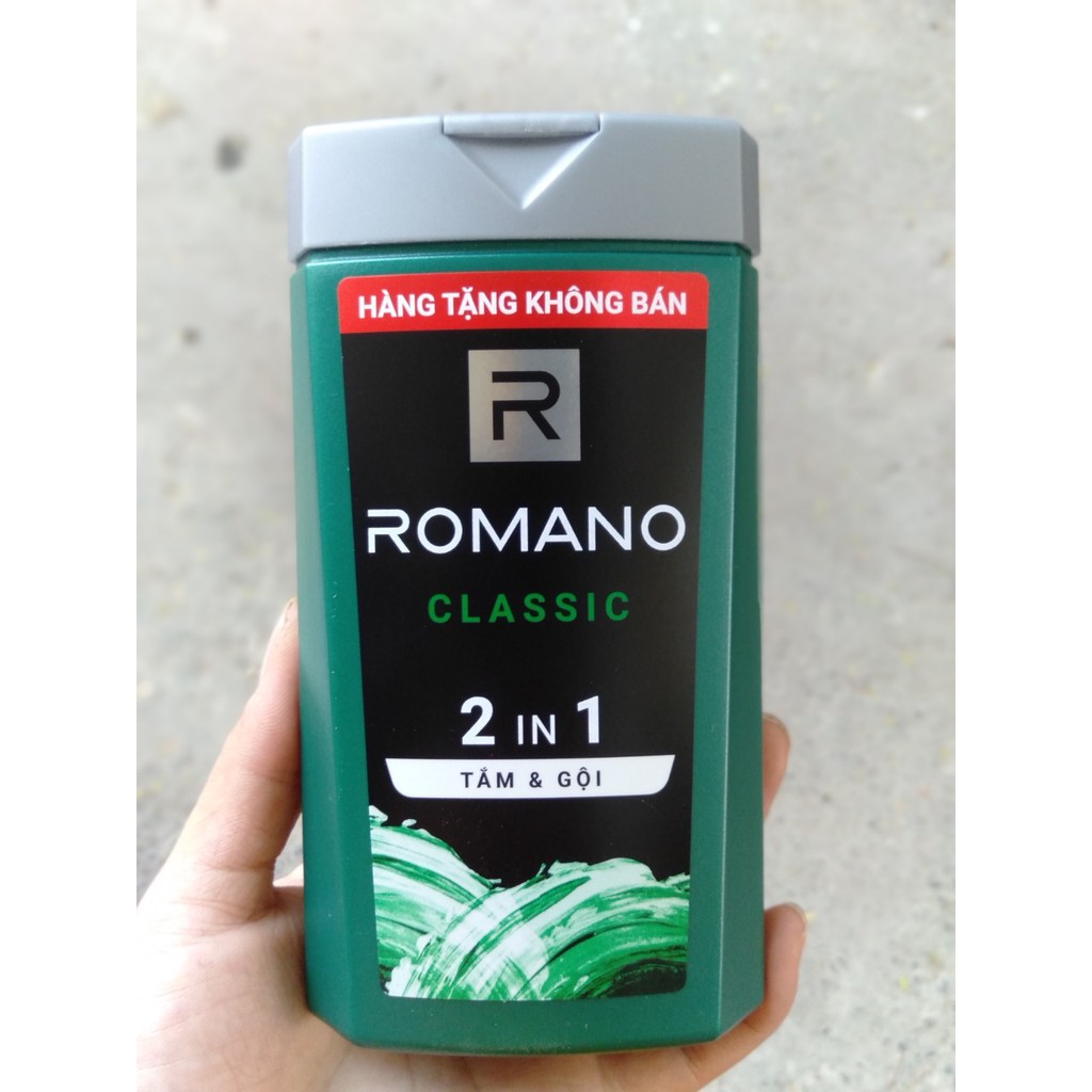 Tắm gội 2in1 Romano classic 150g