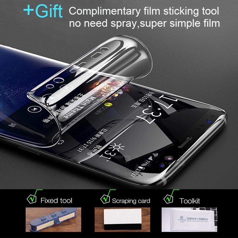 Phim hydrogel chất lượng cao cho Samsung Galaxy S9 S8 Plus S7 Edge S10 PLUS Note 8 9 10