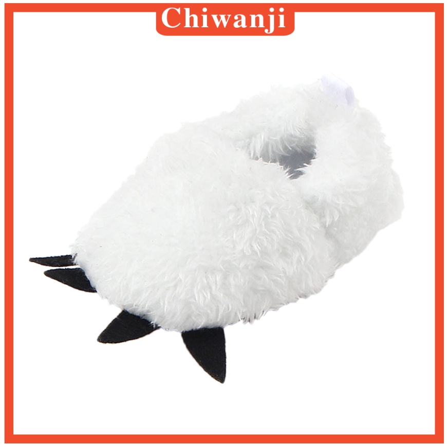 [Chiwanji] Giày Vải Lông Hình Móng Vuốt Dễ Thương Dành Cho Bé Tập Đi