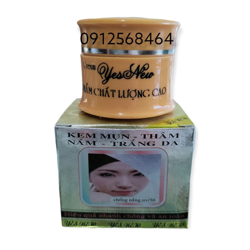 Kem Yes New Dưỡng Trắng Nhanh Ngăn Nám Mụn 4g