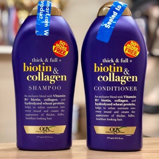 Bộ gội xả biotin 577ml usa