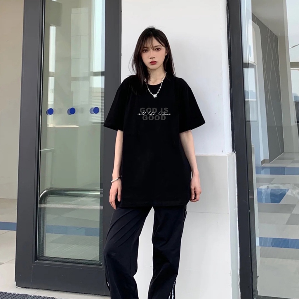 Áo Thun Nữ Oversize Januet Freesize God Is Good JA002
