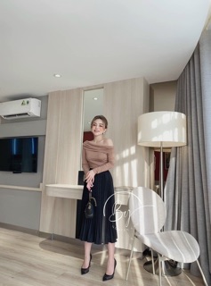 Áo thun trễ vai body