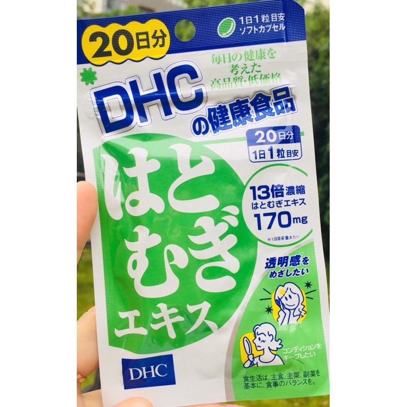 Viên uống Trắng Da DHC Nhật Bản Adlay Extract ( gói 20 ngày)