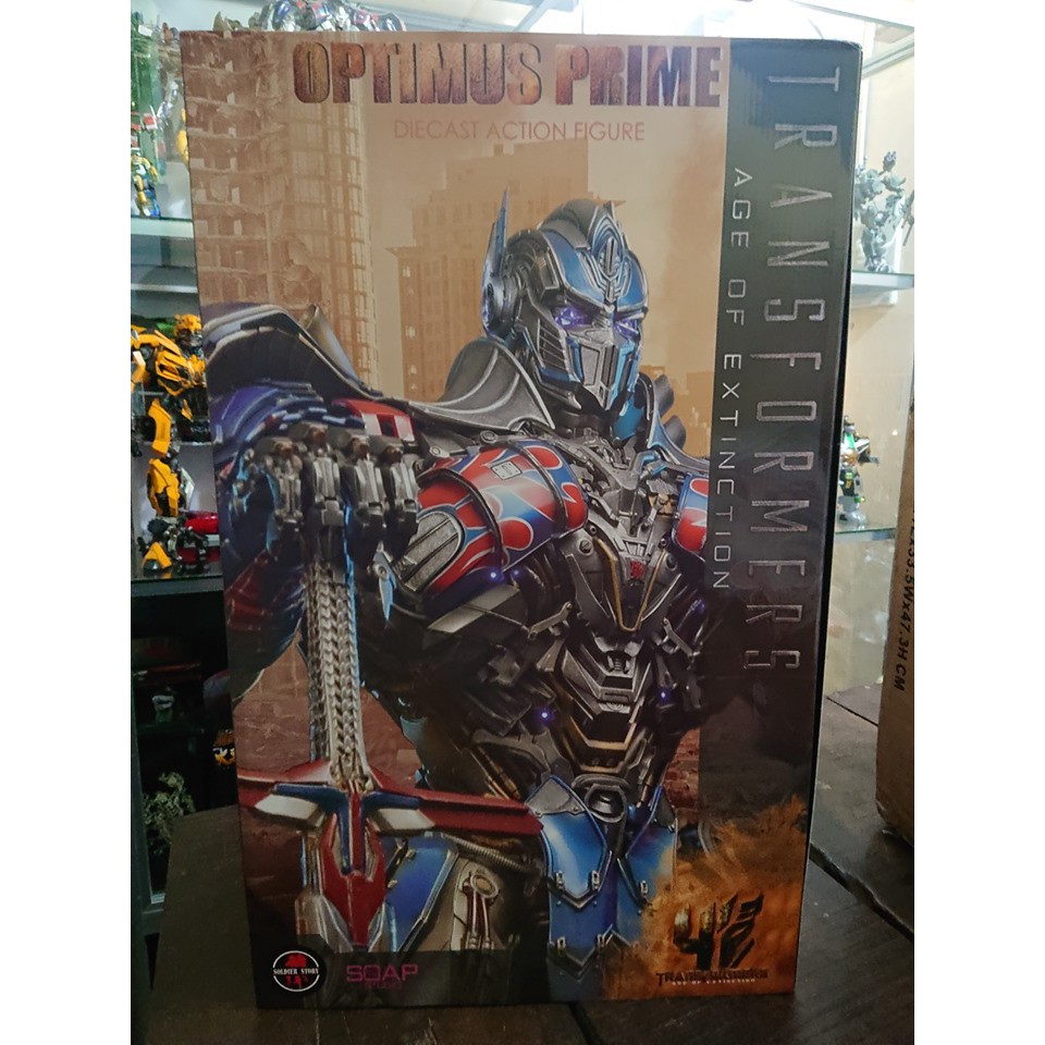 Mô hình cao cấp Soldier Story Toys: Optimus Prime Age of Extinction Diecast Figure Action
