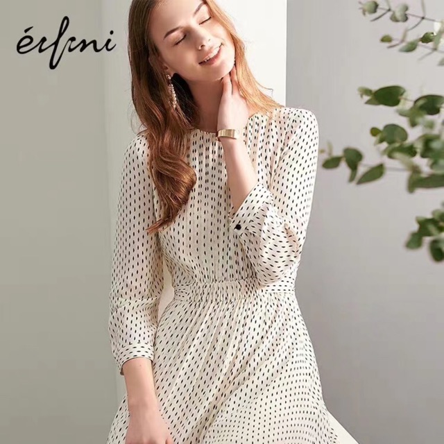 Váy trắng công sở Eifini
