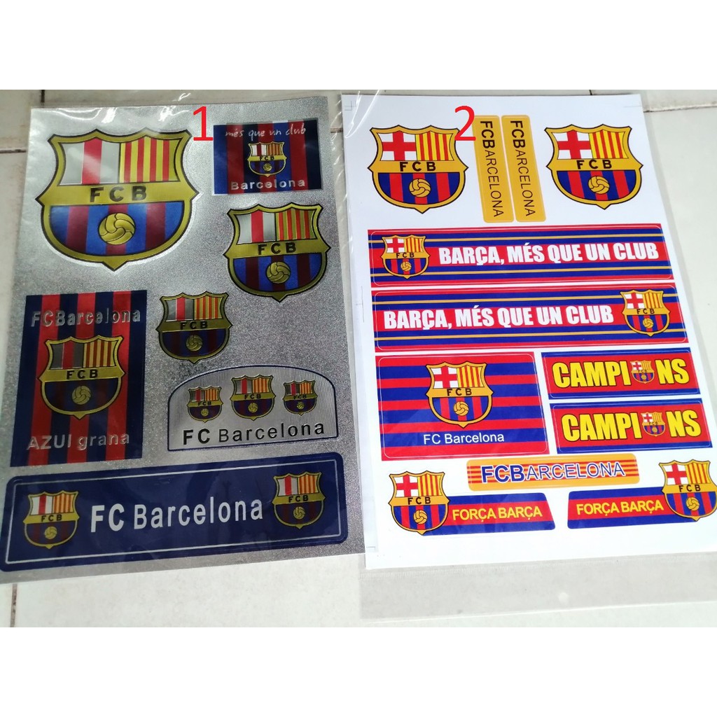 Sticker decal dán Barcelona