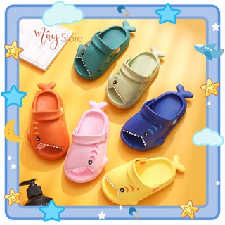 Dép Cá Mập Baby Shark Cho Bé, Kiểu Dáng Ngộ Nghĩnh, Màu Sắc Bắt Mắt, Siêu Bền, Chống Trơn Trượt