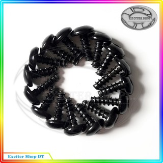[Giá sỉ] Bịch 50 Ốc lục giác M6x15 (Màu đen)