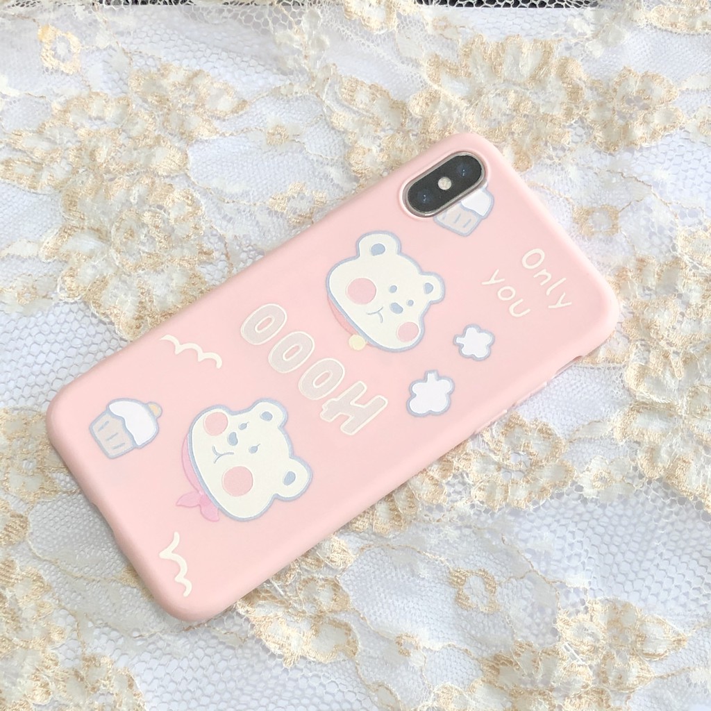Ốp lưng kute Ip6/6s/7/7p/8/8p/X/Xs/Xsmax/11/11pro TPU dẻo ôm khít máy chống va đập chống xước máy điện thoại