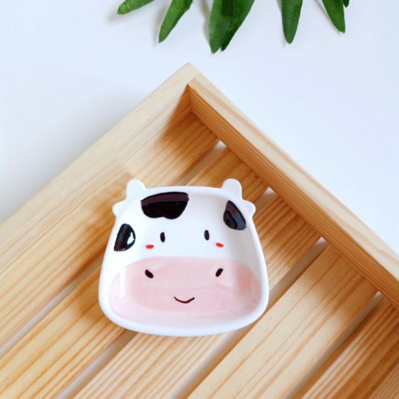 Đĩa sứ hình con vật dễ thương cho bé ăn dặm - Bát chén sứ