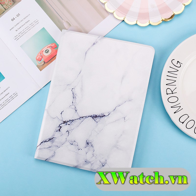 Bao Da iPad Mini 1/2/3 iPad Mini 4 / Mini 5 iPad 2/3/4 iPad Air 1 iPad Air 2  iPad 9.7&quot; 2017/2018 in hình Vân đá