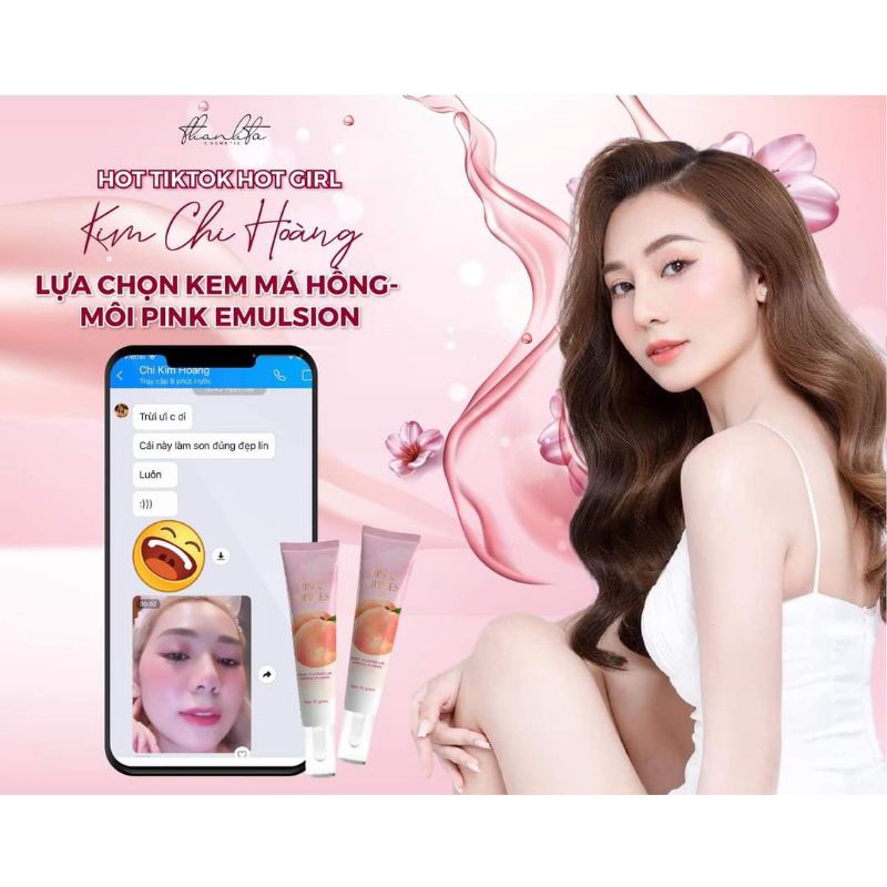 Kem làm hồng má Pink Emulsion
