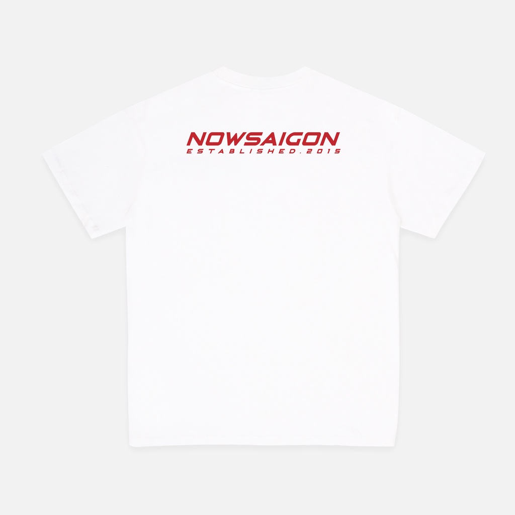 Áo thun NEEDS OF WISDOM Straight Nowsaigon Tee - White