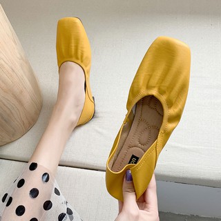 Giày lười đế phẳng cho vũ công ballet 2019
