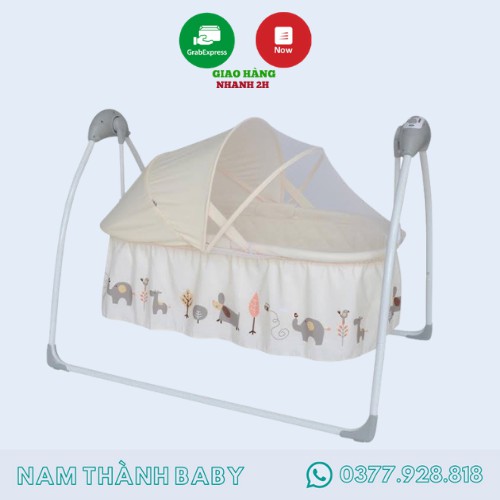 [Mã 267FMCGSALE giảm 8% đơn 500K] FREE SHIP !!! Nôi tự động cao cấp Mastela mẫu mới SG239 - Hàng chính hãng - KEM