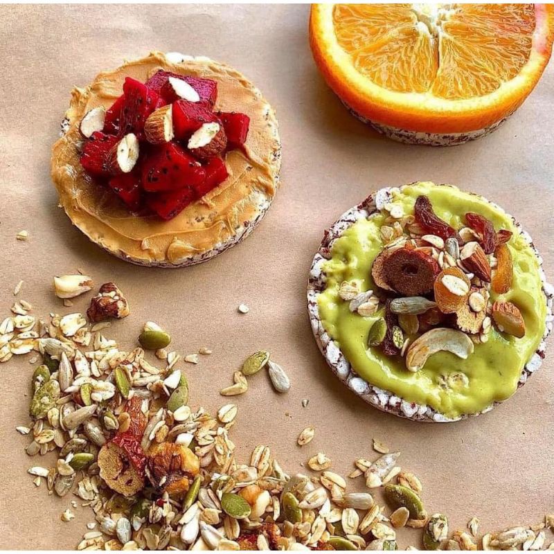 Bánh Gạo Lứt Hello Rice - Bánh ăn kiêng siêu ngon,eat clean.