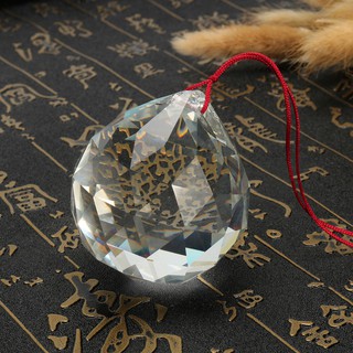 Nei☆★Quả cầu pha lê trong suốt 50mm trang trí tiệc cưới