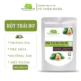 100GR Bột trái bơ sữa bò nguyên chất Organic - Handmade