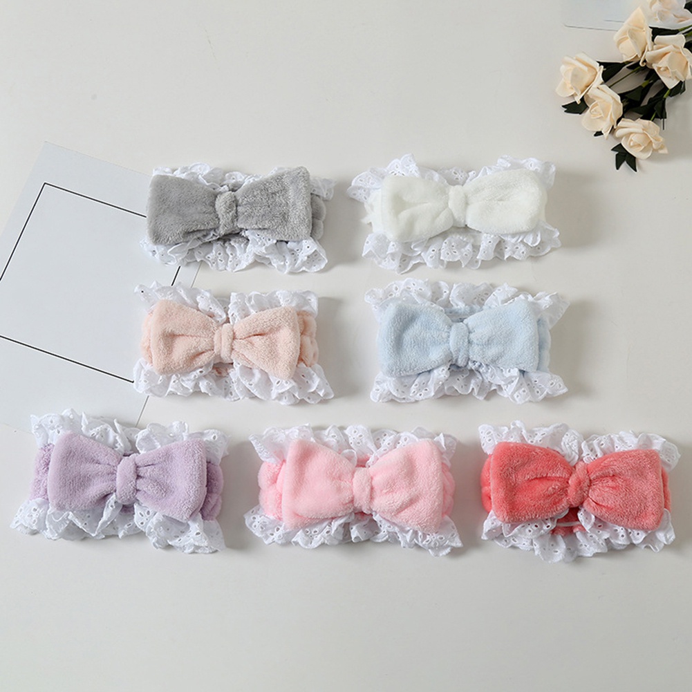 Băng Đô Co Dãn Đính Nơ Xinh Xắn Cho Nữ