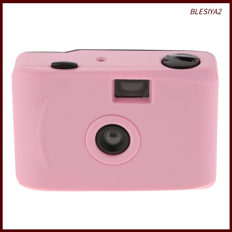 [BLESIYA2] Scuba Diving Waterproof Lomo Camera 35mm Film w/ Housing Case Reusable Pink