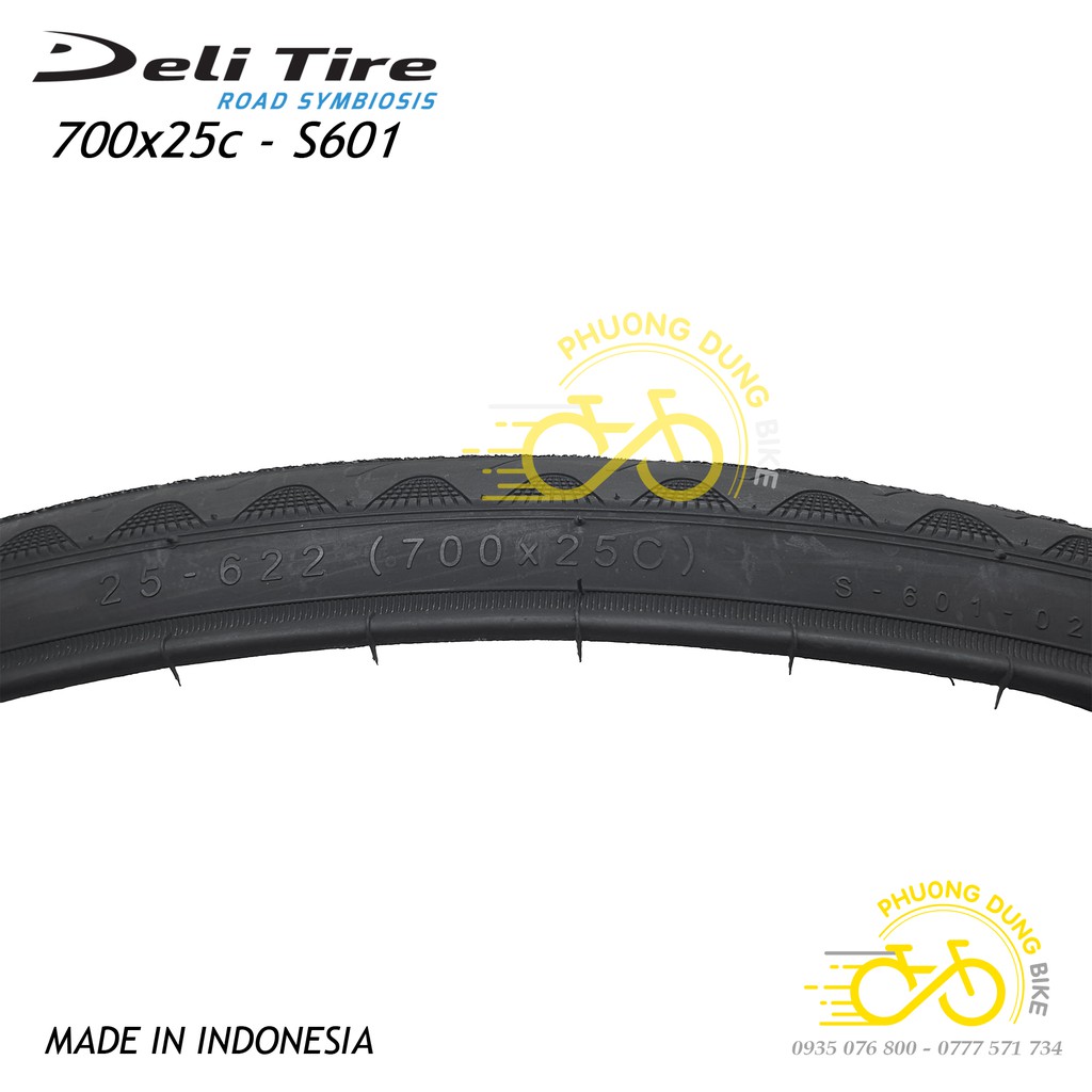 Lốp (Vỏ) xe đạp Deli Tire S601 700x23C - 700x25C - 700x28C (1 Chiếc)