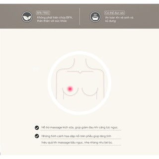 PHỄU MASSAGE SILICON SPECTRA (CỔ DÀI)