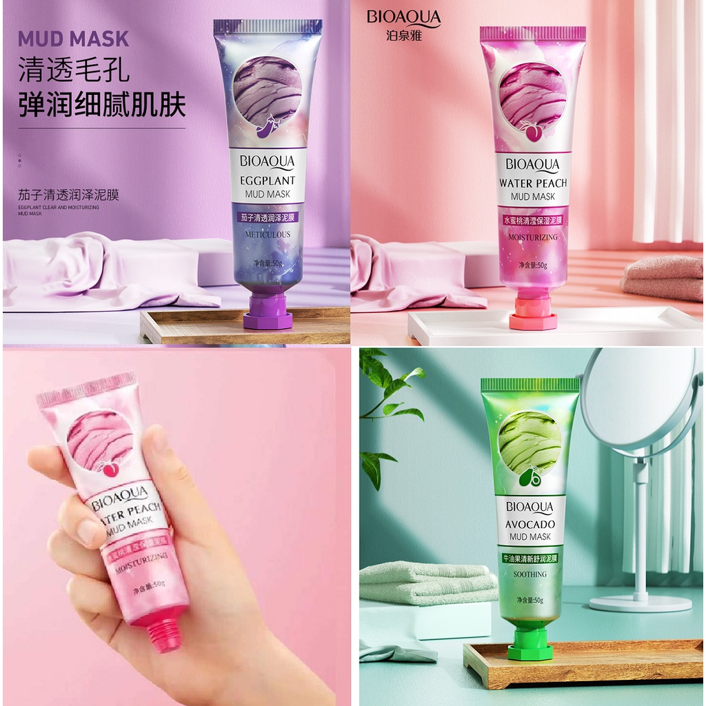 (BQY73124) Mặt Nạ Bùn Vị Trái Cây BIOAQUA-Hàng Mới Về