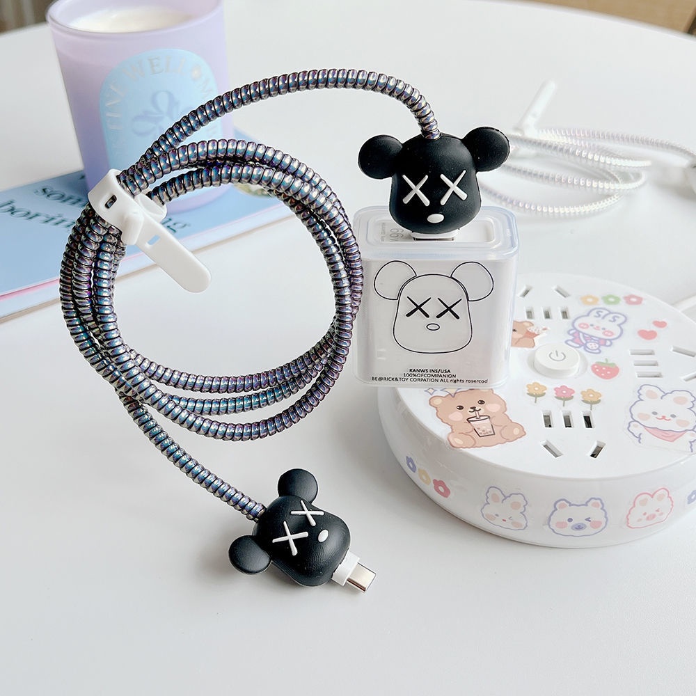 Bộ 5 Phụ Kiện Bảo Vệ Dây Cáp Sạc Xiaomi 67W MDY-12-ES Note11pro Dễ Thương