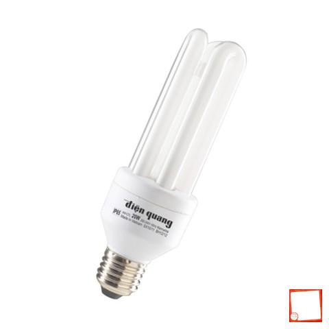 [Hàng chính hãng] Đèn Compact chống ẩm Điện Quang ĐQ-CFL-AW-3U-20W-WW-E27