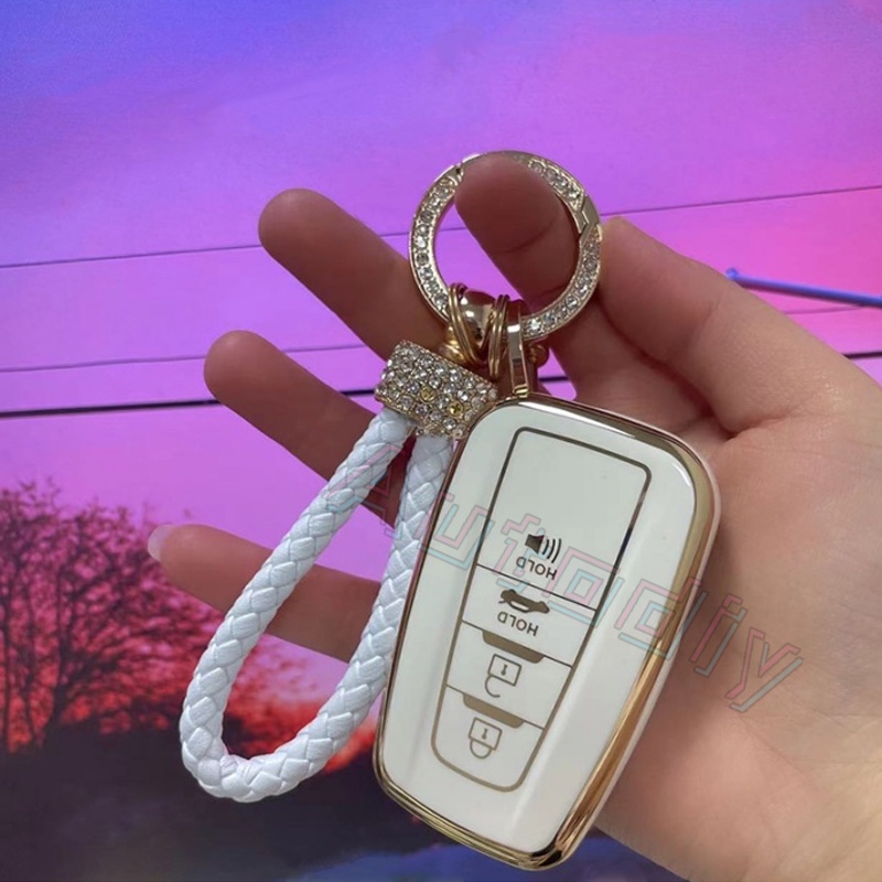 Ốp TPU Bọc Chìa Khóa Điều Khiển Từ Xa Thông Minh Chống Trầy Cho Xe Hơi 4 Phnom Penh Toyota Corolla Altis Corolla Cross Camry CHR RAV 4