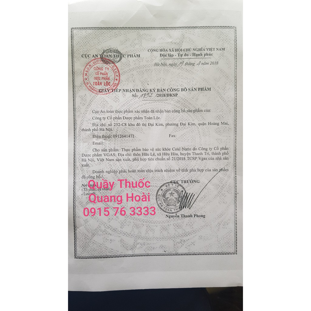 Coxi Nano, bổ sung calci giúp phòng ngừa còi xương, suy dinh dưỡng ở trẻ em | Thế Giới Skin Care