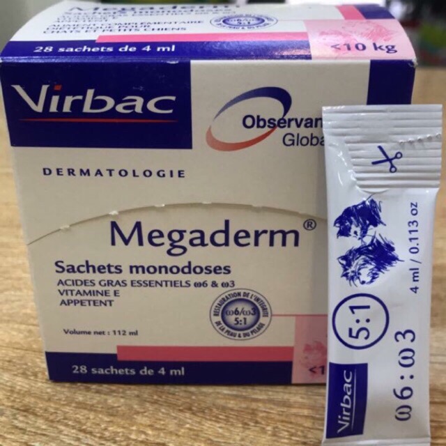 Megaderm Gel cho ăn mượt lông tốt cho da