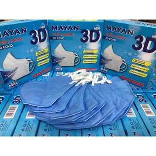 Khẩu Trang Mayan 3D Mask Người Lớn (Hộp 10 Cái)